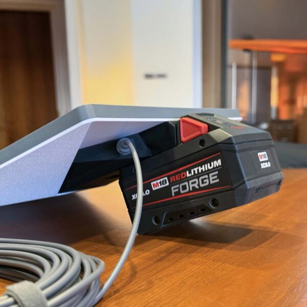 Starlink GO | Product shot with Milwaukee DC Adapter